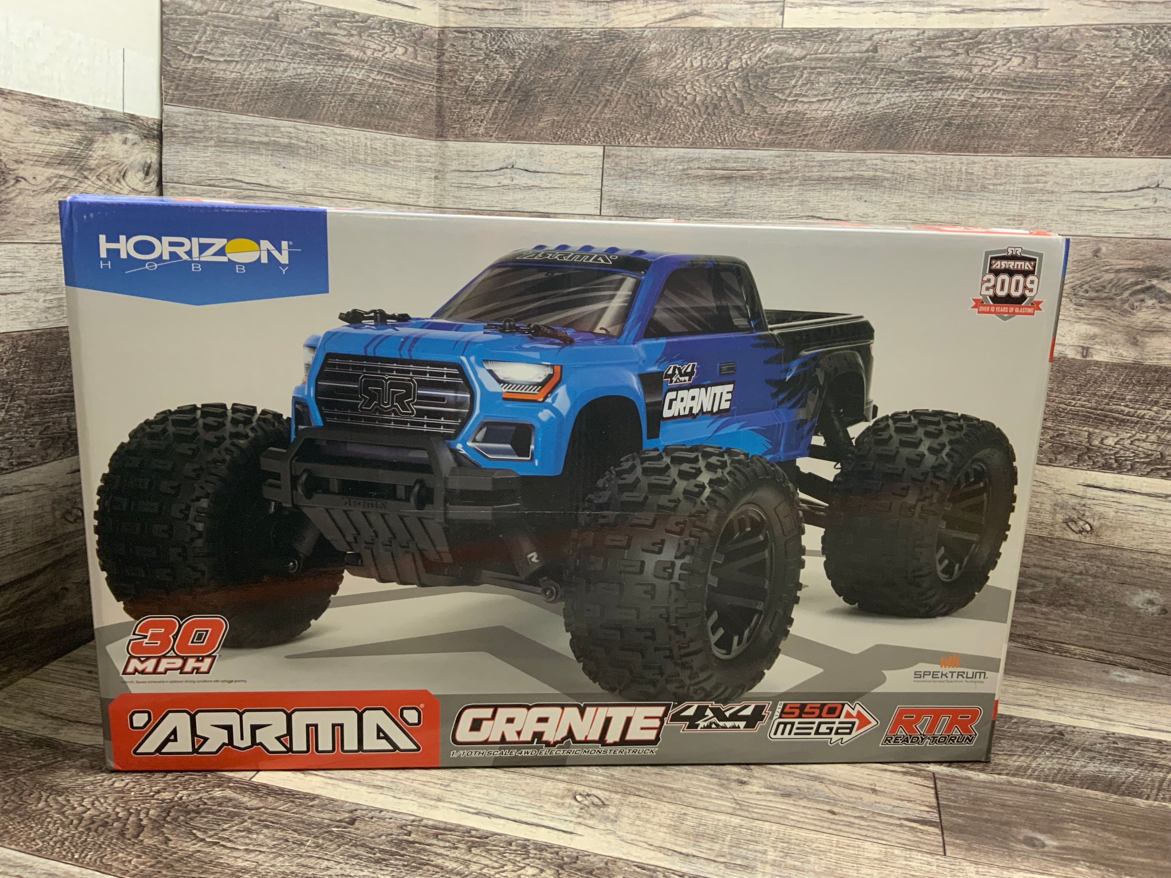 ARRMA 1/10 Granite 4X4 V3 3S BLX Brushless Monster RC Truck (NO BATTERY) (8116982120686)